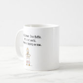 Funny Comic Classic Tasse, 11 oz Kaffee Tasse (Vorderseite Links)