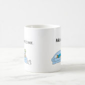 Funny Comic Kaffee Tasse. "Weck mir, wenn es vorbe Kaffeetasse (Mittel)