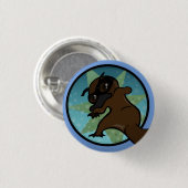 FUNNY COMIC STYLE PLATYPUS RUNDE BUTTON ZURÜCK SCH (Vorne & Hinten)