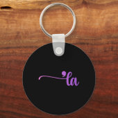 Funny Comma La Coloring Schlüsselanhänger (Vorderseite)