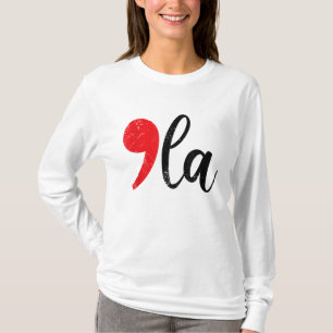 Funny Comma La Harris für die Präsidentschaftswahl T-Shirt