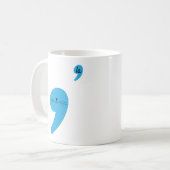 Funny Comma La Kamala Harris 2024 Wahl Harris Kaffeetasse (Vorderseite Links)