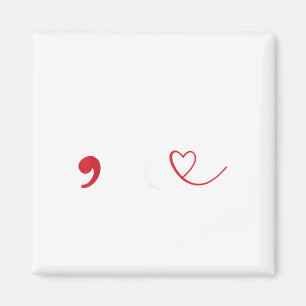 Funny Comma La Kamala Harris Punctuation La Electi Magnet