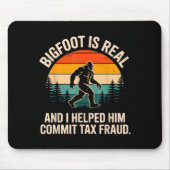 Funny Commit Tax Fraud Design For Men Women Tax Da Mousepad (Vorne)