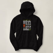 Funny Common Sense Is A Flower That Doesn't Grow Hoodie (Design vorne)