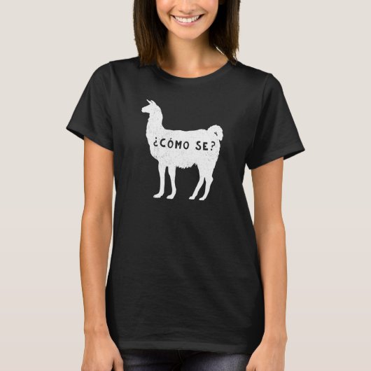 Funny Como se Llama T Shirt Sayi (Vorderseite)