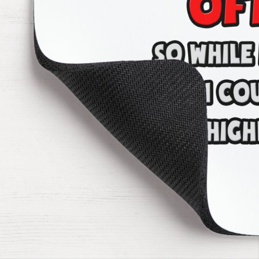 Funny Compliance Officer .. Sehr unwahrscheinlich Mousepad (Ecke)