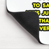 Funny Compliance Officer T - Shirt Mousepad (Ecke)