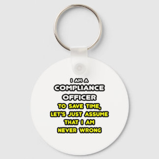 Funny Compliance Officer T - Shirt Schlüsselanhänger