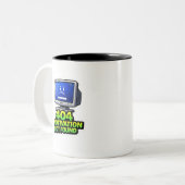 Funny Computer 404 Motivation Coffee Mug Zweifarbige Tasse (Vorderseite Links)