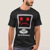 Funny Computer Addiction Time to Disconnect Unisex T-Shirt (Vorderseite)