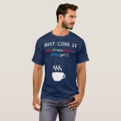 Funny Computer Coding Programming T-Shirt (Vorne ganz)