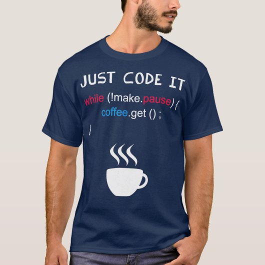 Funny Computer Coding Programming T-Shirt (Vorderseite)