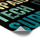 Funny Computer Engineer I'm My Family's Unpaid Tec Poster (Ecke)