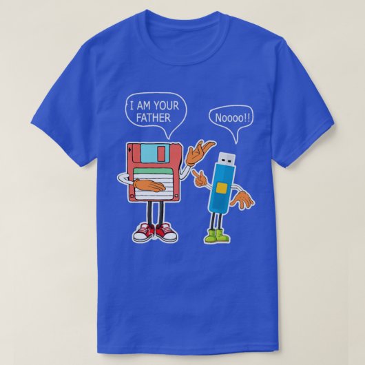 Funny Computer Engineering Vater und Sohn T-Shirt (Design vorne)