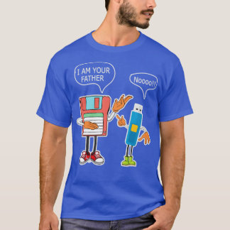 Funny Computer Engineering Vater und Sohn T-Shirt