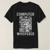 Funny Computer Geek Tech Nerd Geschenk Männer Frau T-Shirt (Design vorne)