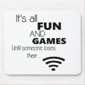 Funny Computer / Internet Quote Mousepad (Vorne)