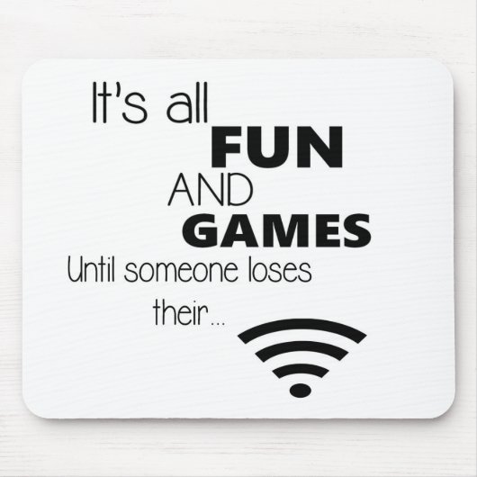 Funny Computer / Internet Quote Mousepad (Vorne)