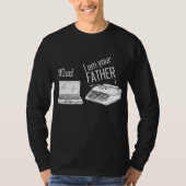 Funny Computer Schreibmaschine Ich bin dein Vater  T-Shirt (Vorderseite)