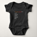 Funny Computer Science Coder Programmierfunktion Baby Strampler<br><div class="desc">Ein lustiges Geschenk für Programmierer,  Gamer,  Informatiker,  Softwareentwickler,  IT-Admin,  Nerd und PC-Geek. Perfekte Überraschung für ein Lachen mit Freunden,  Familie und Kollegen in der Schule oder Arbeit.</div>