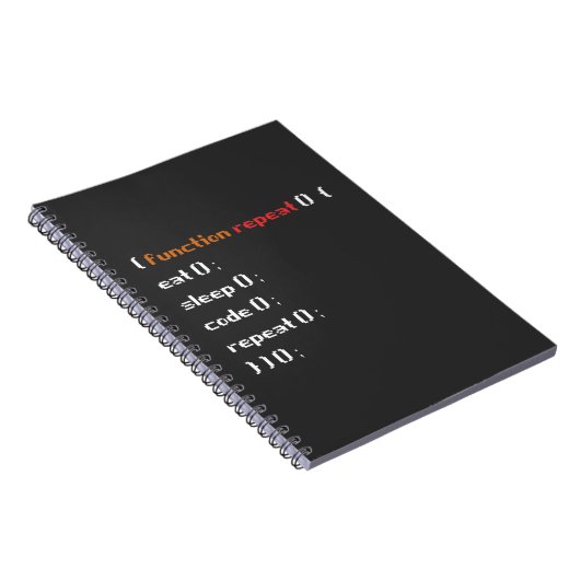 Funny Computer Science Coder Programmierfunktion Notizblock (Rechte Seite)