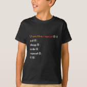 Funny Computer Science Coder Programmierfunktion T-Shirt (Vorderseite)