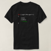 Funny Computer Science Coding essen Code Sleep T-Shirt (Design vorne)