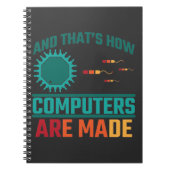 Funny Computer Science Hardware Coder IT Admin Notizblock (Vorderseite)