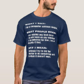 Funny Computer Science Major Student Engineer T-Shirt (Vorderseite)
