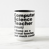 Funny Computer Science Teacher Definition Tasse (Zentrum)
