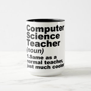 Funny Computer Science Teacher Definition Tasse