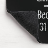 Funny Computer Scientist Halloween Weihnachts-Nerd Mousepad (Ecke)