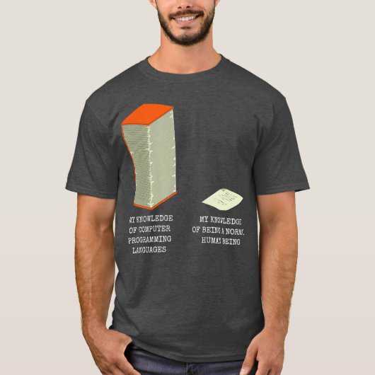 Funny Computer Scientist Meme Coding Programming T-Shirt (Vorderseite)