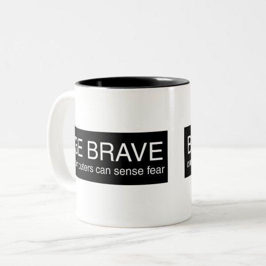 Funny Computer Tasse (Vorderseite Links)