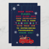 Funny Computer Technology Programmer Weihnachten (Vorne/Hinten)