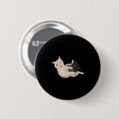 Funny Computer Whisperer Cat It Beruflich Engin Button (Vorne & Hinten)