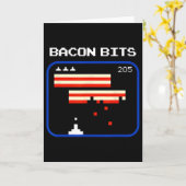 Funny Con 8-Bit Video Game Player Retro Nerd Geek Karte (Gelbe Blume)