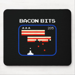 Funny Con 8-Bit Video Game Player Retro Nerd Geek Mousepad