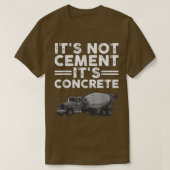 Funny Concrete Finisher Design für Zement Mier Men T-Shirt (Design vorne)