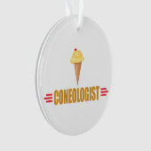 Funny Coneologe Ornament (Vorderseite)