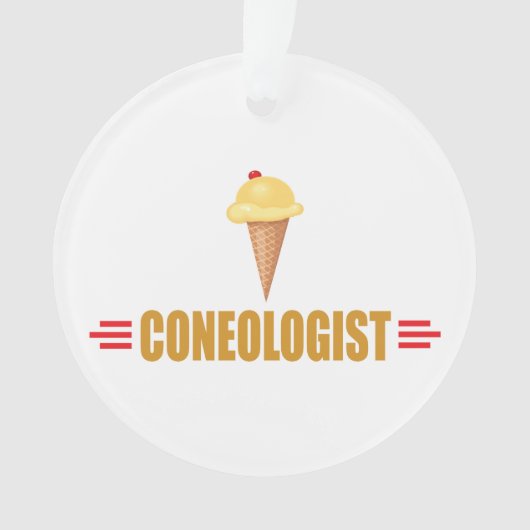 Funny Coneologe Ornament (Vorderseite)