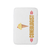 Funny Coneologist Ice Cream Badematte (Vorderseite Vertikal)