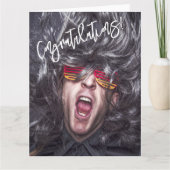 Funny Congratulations Card Dankeskarte (Vorderseite)