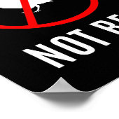 Funny Conspiracy Theorie Vögel sind ein Lie Meme Poster (Ecke)