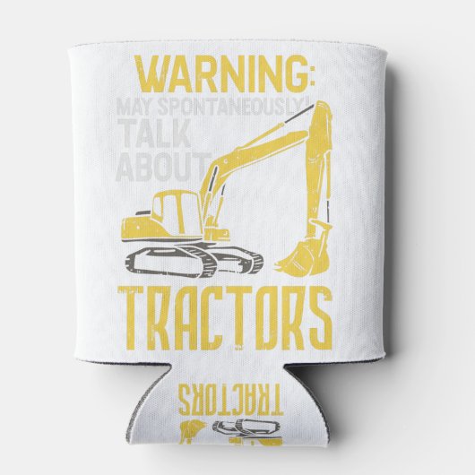 Funny Construction Excavator Dosenkühler (Rückseite)