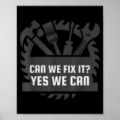 Funny Construction Worker, Bob The Builder Gag Gif Poster (Vorne)