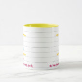 Funny Contradicdictionary Niedlich Candy Striped S Tasse (Zentrum)