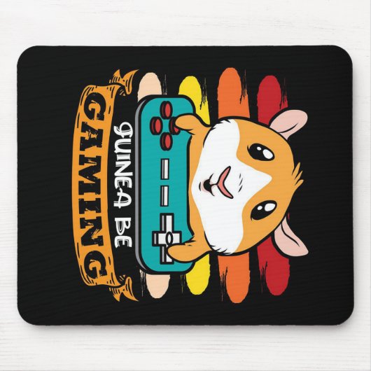 Funny Controller Guinea Pig Gift Liebhaber Mousepad (Vorne)