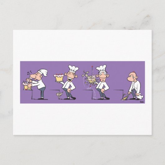 Funny Cook Postkarte (Vorderseite)